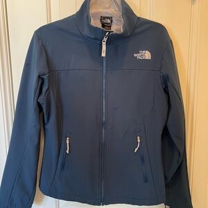 The North Face Women’s Blue Softshell Jacket. Size M